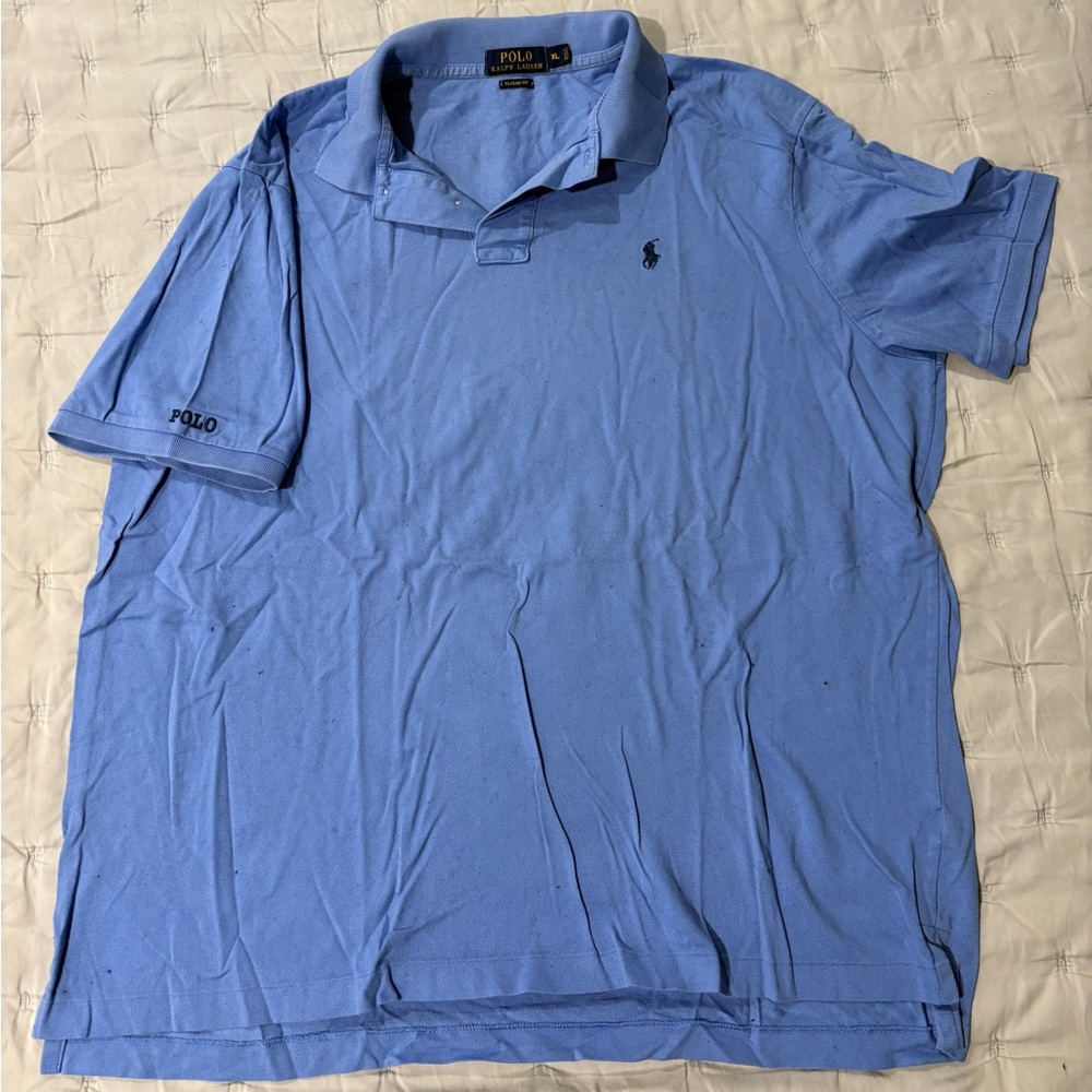 Polo by Ralph Lauren Blue Men's Polo Shirt